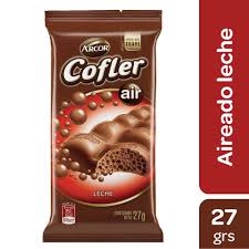 CHOCOLATE COFLER AIR 27 GRS LECHE  (NEGRO)